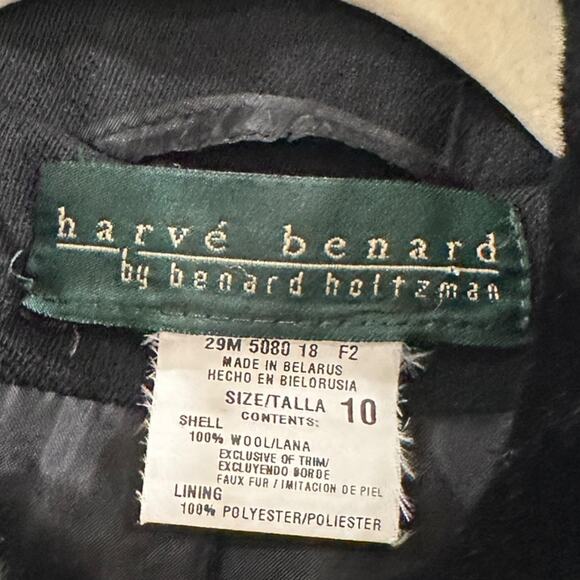 Vintage Harvé Benard Loden Wool/Fur Coat - Picture 8 of 8